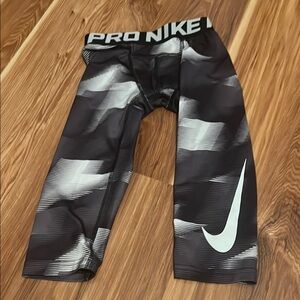 Nike Kids Pro Black and White Leggings